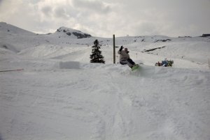 Snowboarden in Montafon/Silvretta Nova