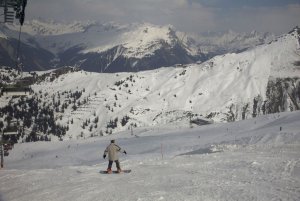 Snowboarden in Montafon/Silvretta Nova