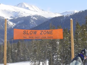 Snowboarden in Keystone